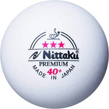 Nittaku Premium 40+ Plastic 3 Star Table Tennis Ball