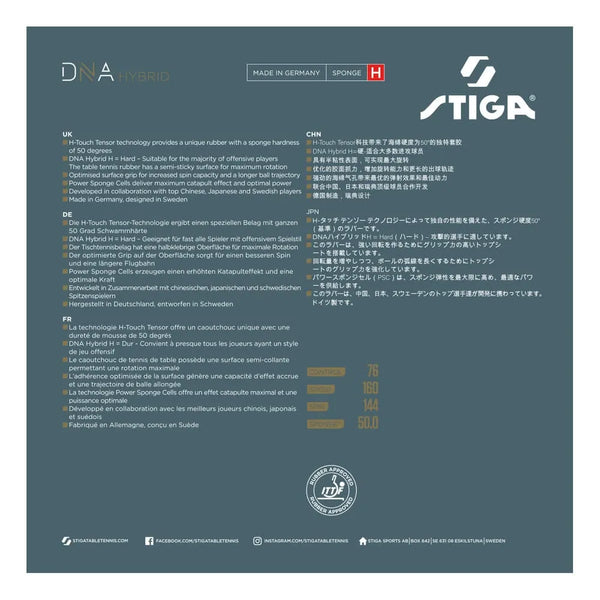 Stiga DNA Hybrid H Rubber